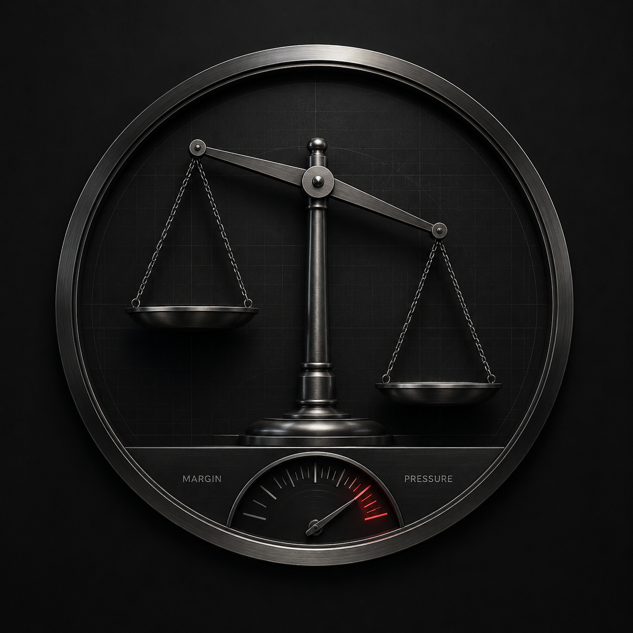 Retail margin imbalance diagnostic emblem